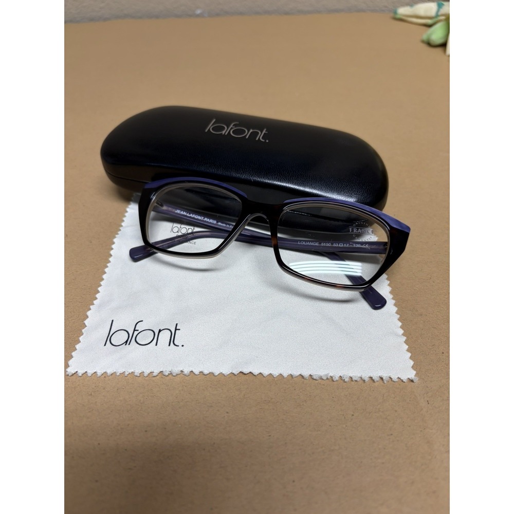 Jean Lafont Eyeglasses Frames LOUANGE 5150 53-17-138 Purple